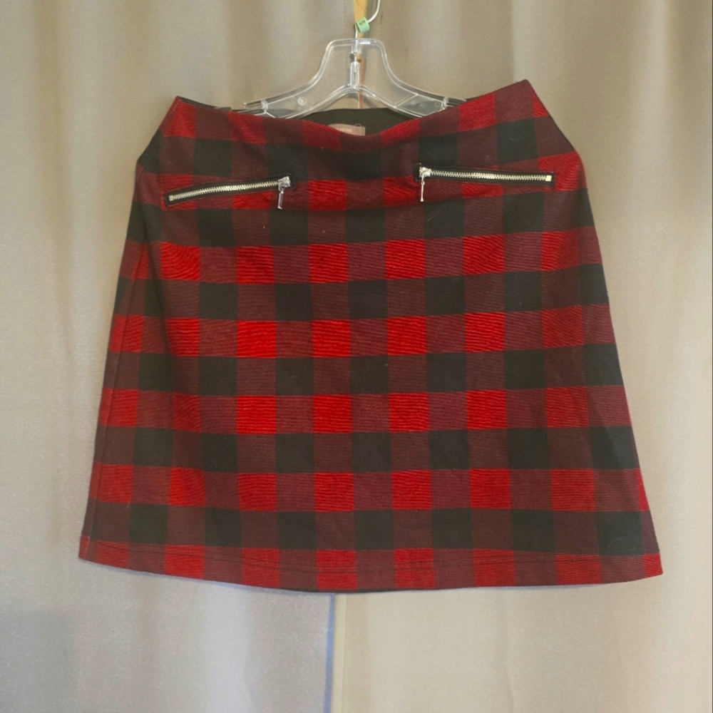 Small checkered skirt